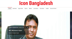 Desktop Screenshot of iconbangladesh.com