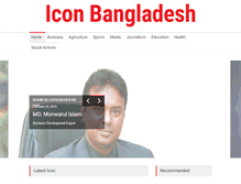 Tablet Screenshot of iconbangladesh.com